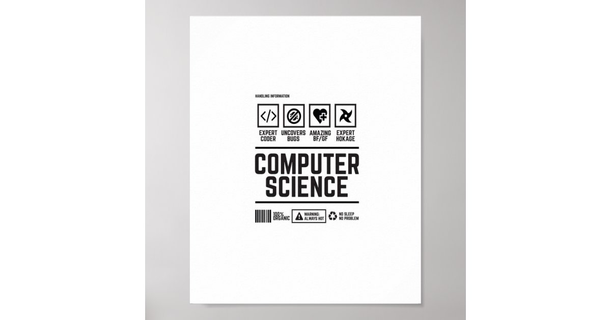 computer science poster | Zazzle