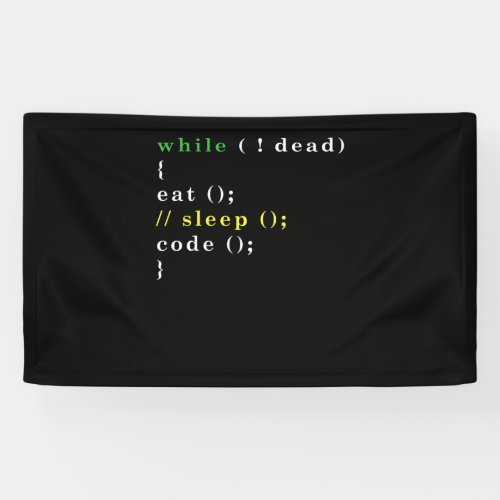 Computer Science Python Programmer Eat Code Sleep Banner
