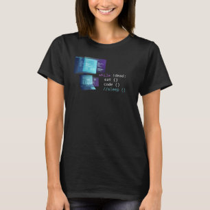 Computer Science Python Programmer Eat Code Sleep  T-Shirt