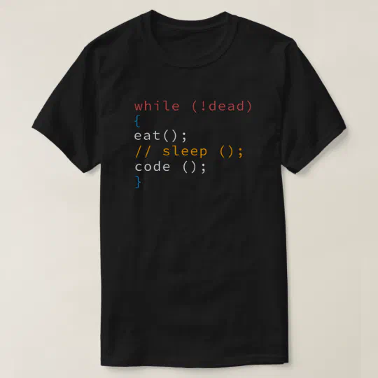 Computer Science Python Programmer Eat Code Sleep T-Shirt