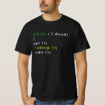 Computer Science Python Programmer Eat Code Sleep  T-Shirt<br><div class="desc">Know someone who would love this tee? Buy it for them as a gift. Perfect to be worn at hackathons,  at a software development job,  or at a home office.n</div>