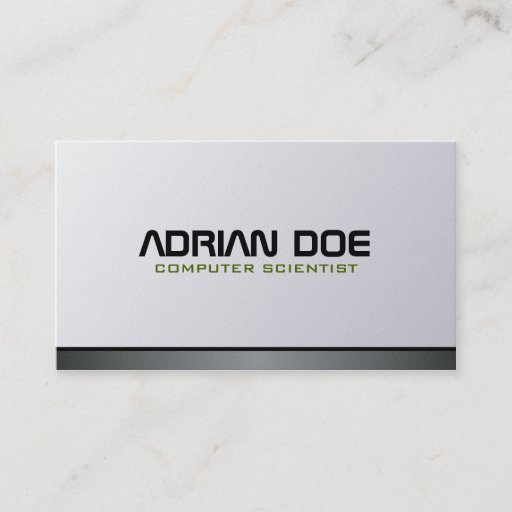 Customizable Computer Scientist - Business Cards