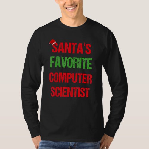 Computer Scientist Funny Pajama Christmas T_Shirt