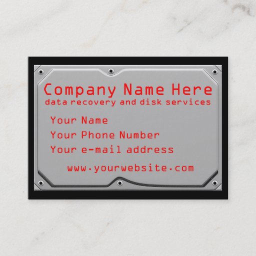 Customizable Computer services business cards