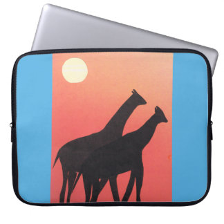 Computer Sleeve with Giraffe Design