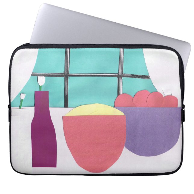 Computer Sleeve with Kitchen Scene (Front)