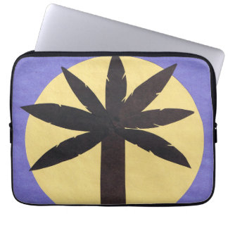 Computer Sleeve with Palm Tree Silhouette