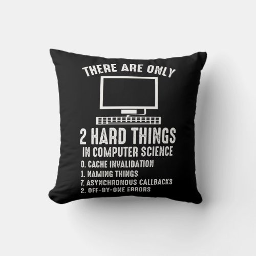 Computer Software Programmer Engineer Coder Throw Pillow