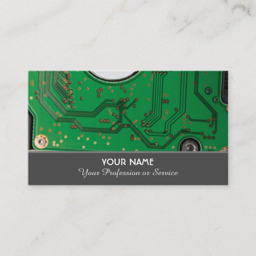 Computer specialist and computer repair specialist business card