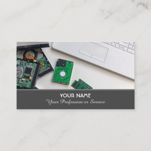 Computer specialist and computer repair specialist business card