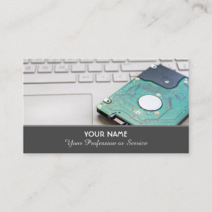 Computer specialist and computer repair specialist business card