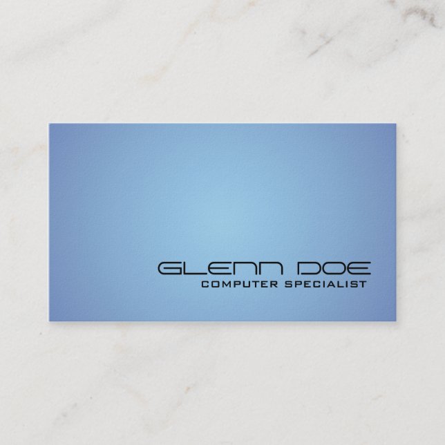 Computer Specialist - Business Cards (Front)