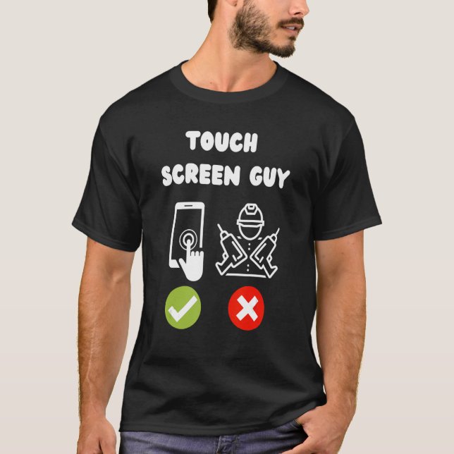 Computer specialist IT guru but clumsy handyman T-Shirt (Front)