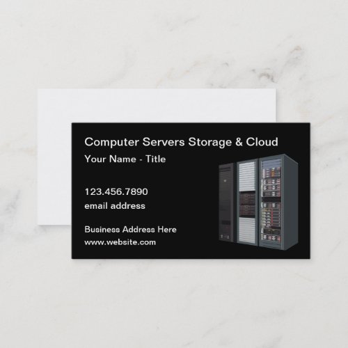 Computer Storage Cloud And Systems Business Card