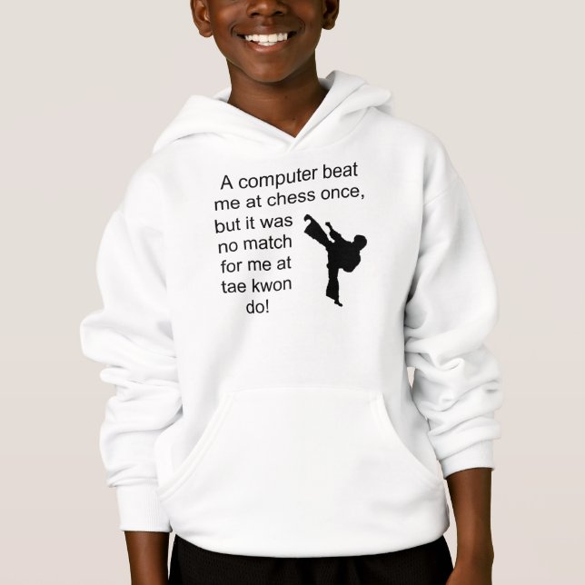 Computer TaeKwonDo Hoodie (Front)