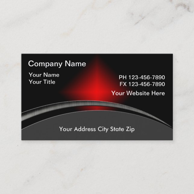 Computer Tech Business Cards (Front)