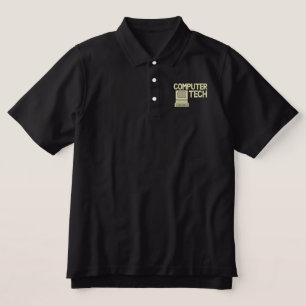 Computer Tech Embroidered Shirt