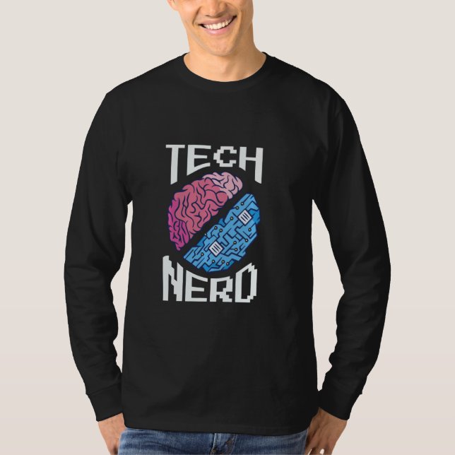 Computer Tech Nerd For It Geeks Software Engineers T-Shirt (Front)