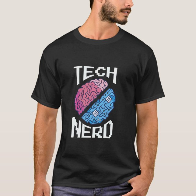 Computer Tech Nerd For It Geeks Software Engineers T-Shirt (Front)