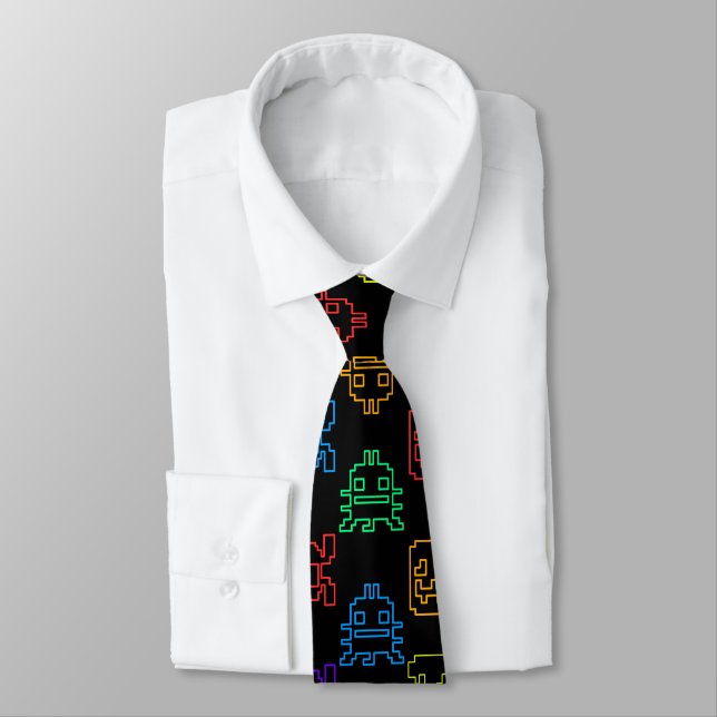 Computer tech tie (Tied)