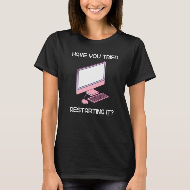 Computer Tech Whisperer Wizard Support  13 T-Shirt (Front)