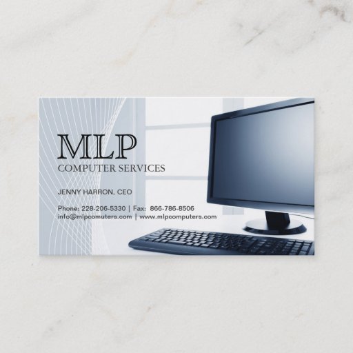 Customizable Computer Technician Business Card
