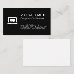 Computer Technician Business Card | Zazzle