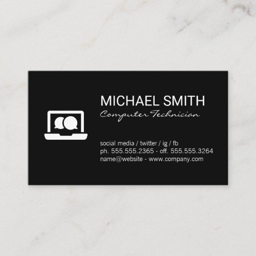 Computer Technician Business Card