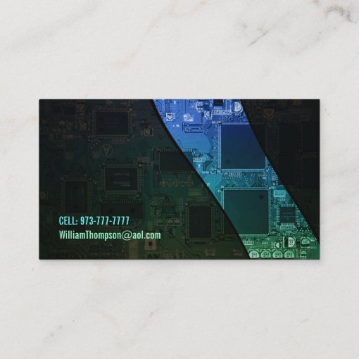 Computer Technician Business Cards | Zazzle