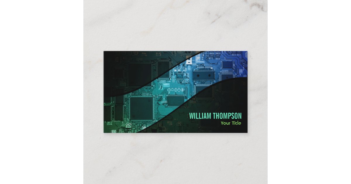 Computer Technician Business Cards | Zazzle