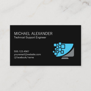 Computer Technician   IT Repair Business Card