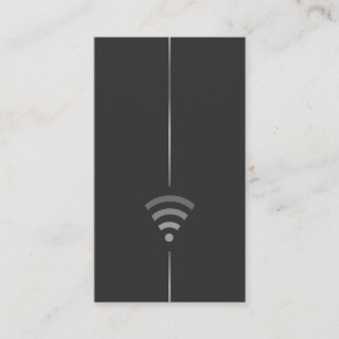 Computer Technician - WiFi Logo Business Card
