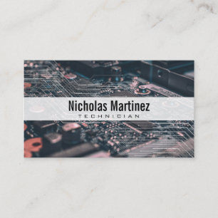 Computer Technology   Circuit Board Business Card