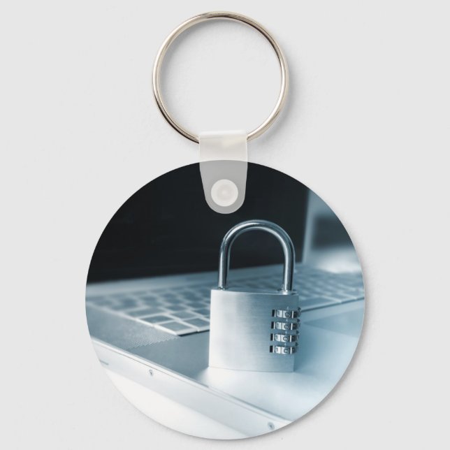 computer technology security keychain (Front)