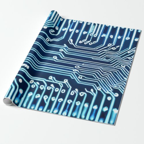 Computer Technology Wrapping Paper