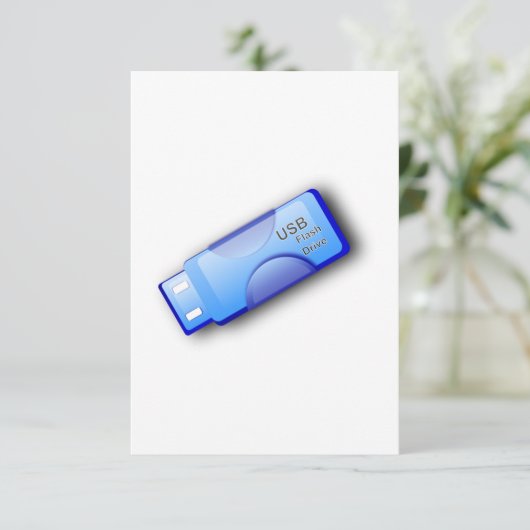 Computer USB Flash Drive (Standing Front)