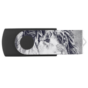 COMPUTER USB FLASH DRIVE ART AND DESIGN