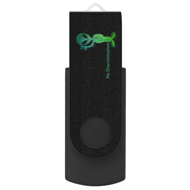 computer usb flash drive art design (Front Vertical)