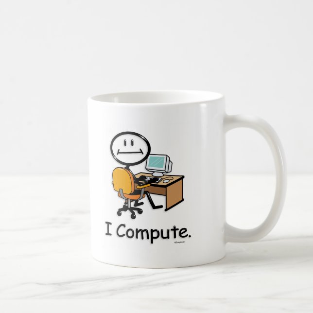 Computer User Coffee Mug (Right)