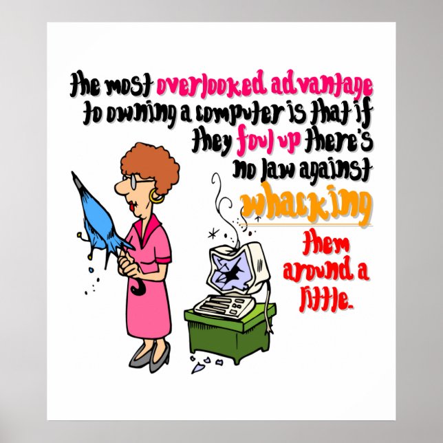 Computer Whacking is Allowed (1) Poster (Front)