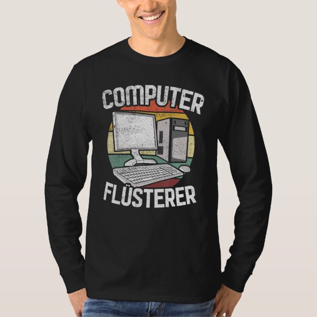 Computer Whisper Computer Computer Computer Scienc T-Shirt (Front)