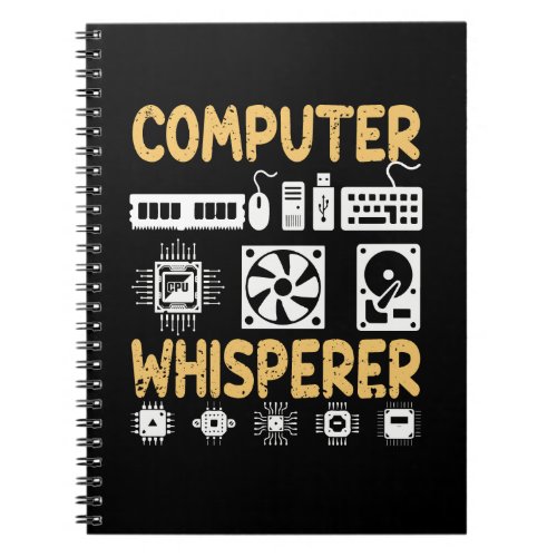 Computer whisper notebook