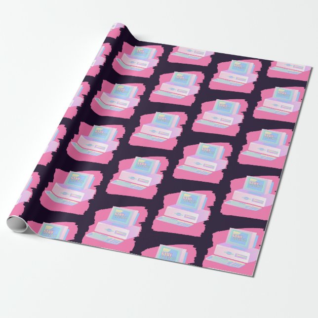 computer wrapping paper (Unrolled)