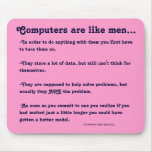 Computers Are Like Men... Mouse Pad at Zazzle