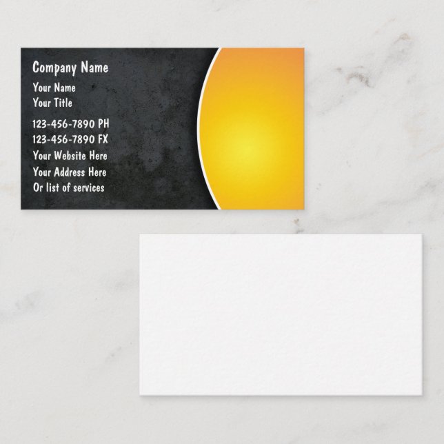 Computers Business Cards (Front/Back)