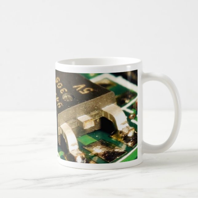 Computers Chips Circuits Coffee Mug (Right)