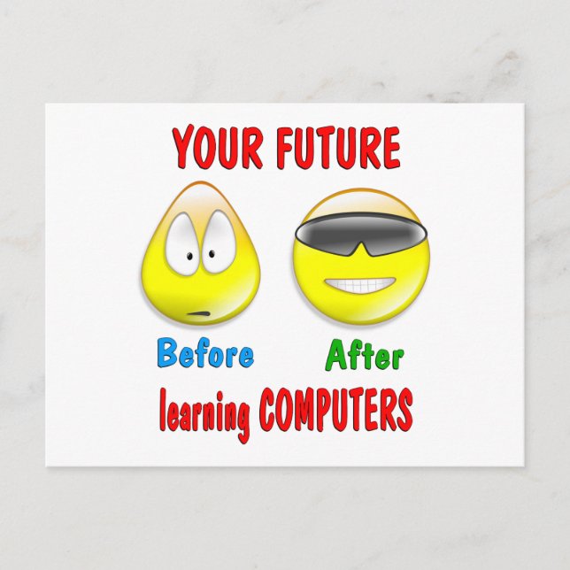 Computers Future Postcard (Front)