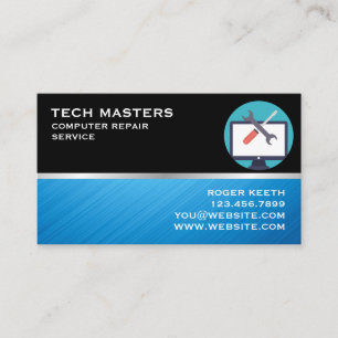 Computers Repair Service Professional Business Car Card