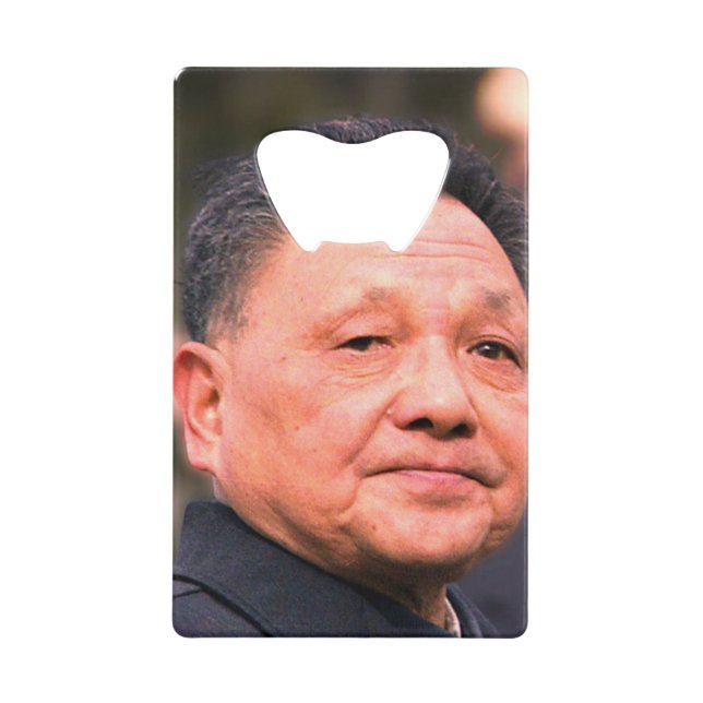 Comrade Deng Xiaoping - Chinese Leader Credit Card Bottle Opener (Front)