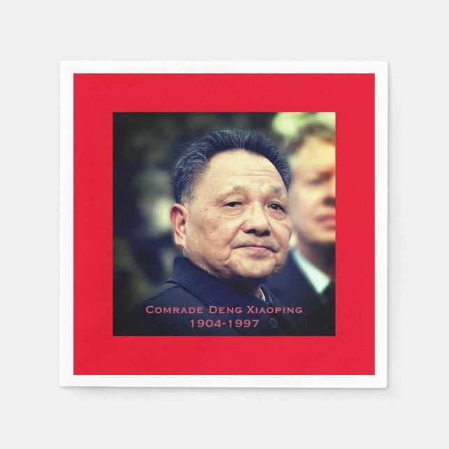 Comrade Deng Xiaoping - Chinese Leader Napkins (Front)